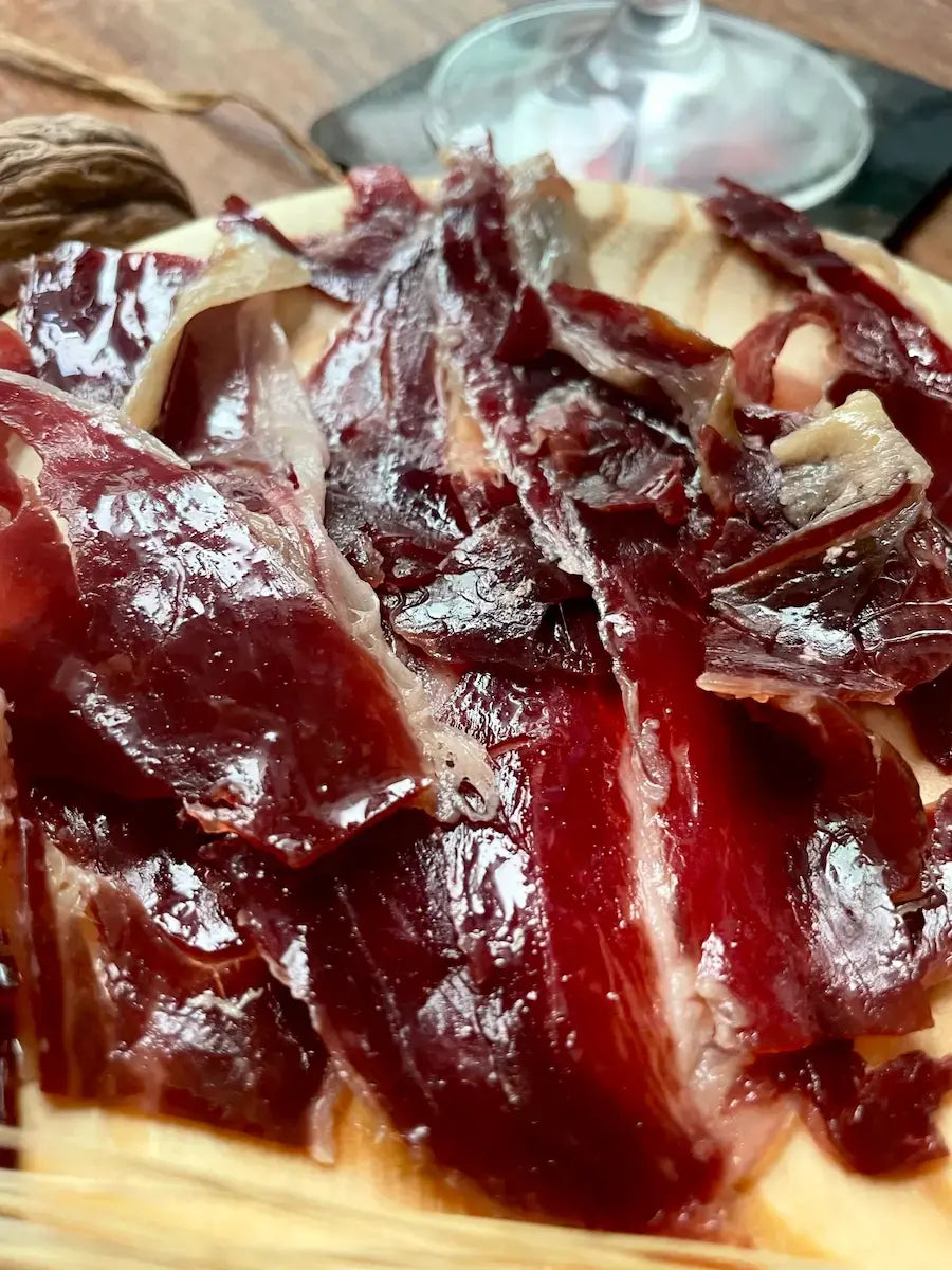 Jamón/Paleta ibérico 100% de bellota loncheado 5x100gr Ibéricos Montero